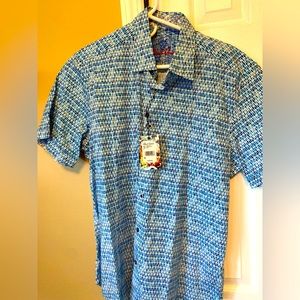 Robert Graham short sleeve button down shirt